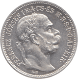 1915 HUNGARY SILVER ONE KORONA - SILVER WORLD COINS - Cambridgeshire Coins