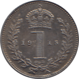 1915 MAUNDY ONE PENCE ( UNC ) - Maundy Coins - Cambridgeshire Coins