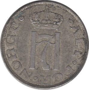 1915 NORWAY SILVER 10 ORE - SILVER WORLD COINS - Cambridgeshire Coins