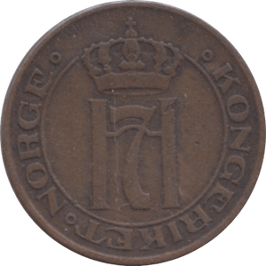 1915 ONE ORE NORWAY - WORLD COINS - Cambridgeshire Coins