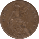 1915 PENNY 1 ( EF ) 9 - Penny - Cambridgeshire Coins