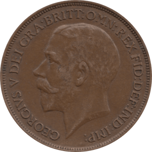 1915 PENNY 1 ( EF ) 9 - Penny - Cambridgeshire Coins