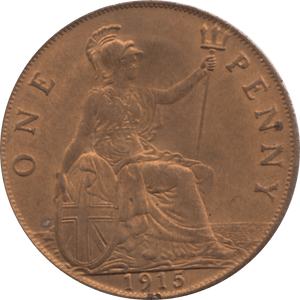 1915 PENNY 2 ( UNC ) 2A - Penny - Cambridgeshire Coins