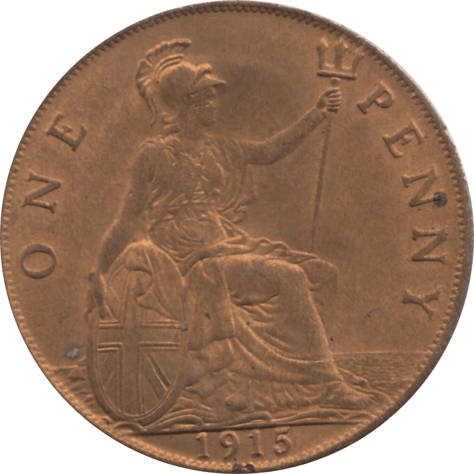 1915 PENNY 2 ( UNC ) 2A - Penny - Cambridgeshire Coins