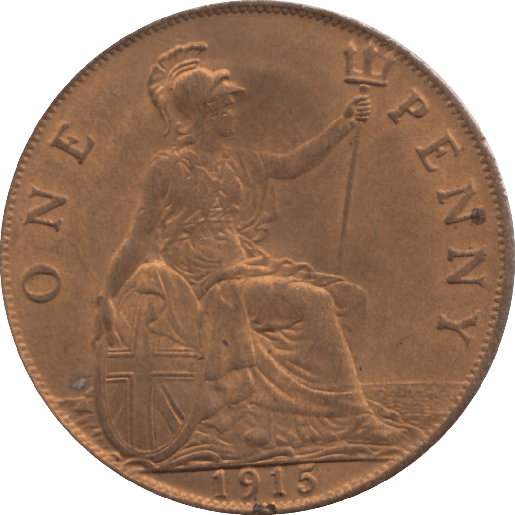 1915 PENNY 2 ( UNC ) 2A - Penny - Cambridgeshire Coins