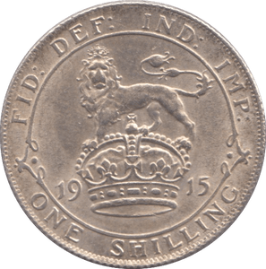 1915 SHILLING ( AUNC ) - Shilling - Cambridgeshire Coins