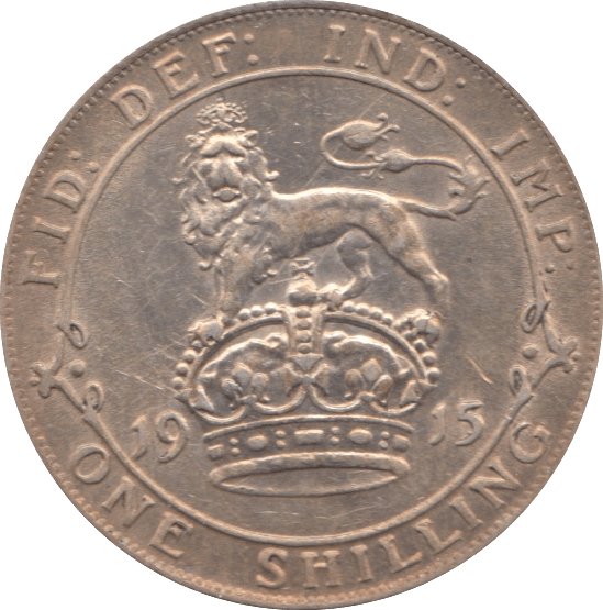 1915 SHILLING ( EF ) 11 - Shilling - Cambridgeshire Coins