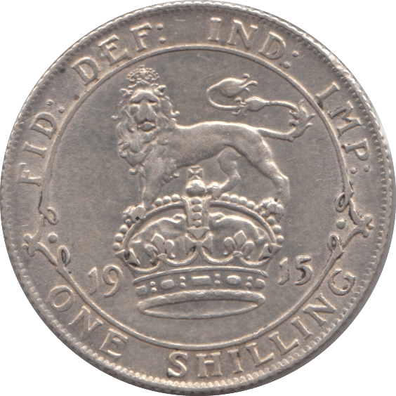 1915 SHILLING ( EF ) 3 - Shilling - Cambridgeshire Coins