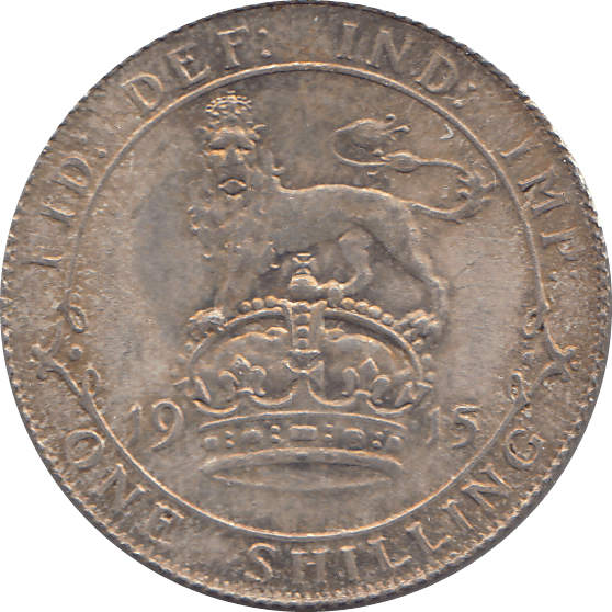 1915 SHILLING ( EF ) 4 - Shilling - Cambridgeshire Coins