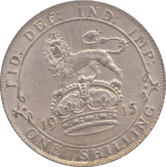 1915 SHILLING ( EF ) 5 - SHILLING - Cambridgeshire Coins