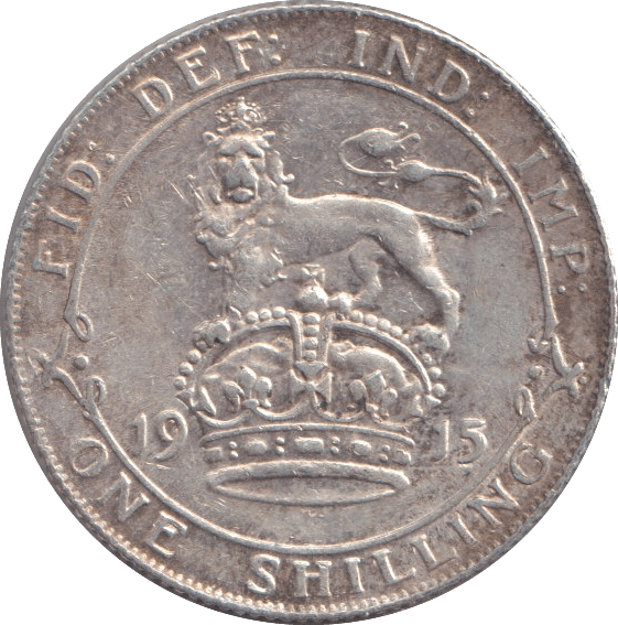 1915 SHILLING ( EF ) - Shilling - Cambridgeshire Coins