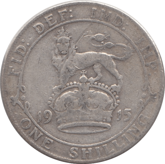 1915 SHILLING ( F ) - Shilling - Cambridgeshire Coins