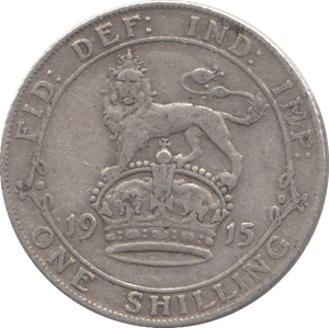 1915 SHILLING ( F ) - Shilling - Cambridgeshire Coins