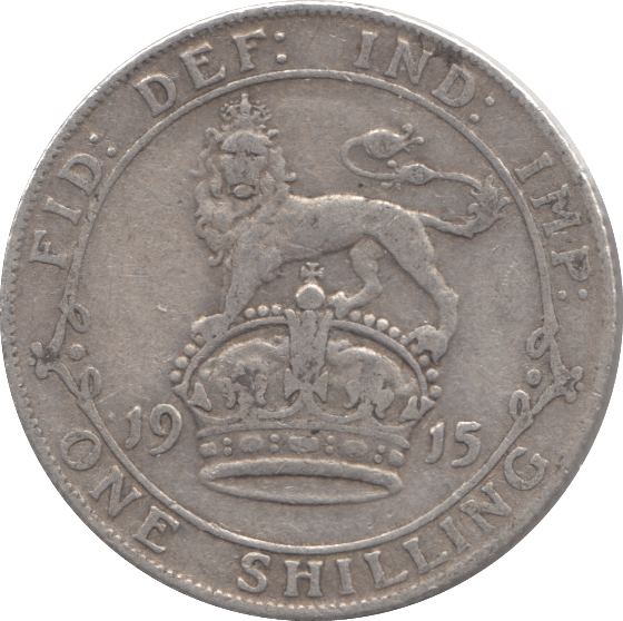 1915 SHILLING ( F ) - Shilling - Cambridgeshire Coins