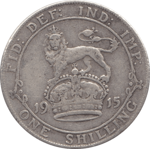 1915 SHILLING ( F ) - Shilling - Cambridgeshire Coins