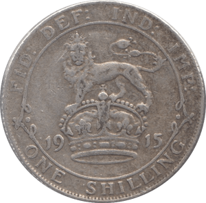 1915 SHILLING ( FINE ) - Shilling - Cambridgeshire Coins