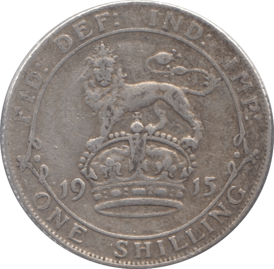 1915 SHILLING ( FINE ) - Shilling - Cambridgeshire Coins