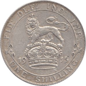 1915 SHILLING ( GVF ) 18 - Shilling - Cambridgeshire Coins