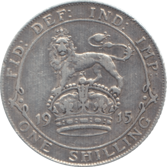 1915 SHILLING ( GVF ) 4 - Shilling - Cambridgeshire Coins