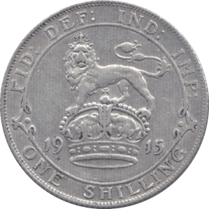1915 SHILLING ( GVF ) - Sixpence - Cambridgeshire Coins