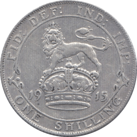 1915 SHILLING ( GVF ) - Sixpence - Cambridgeshire Coins