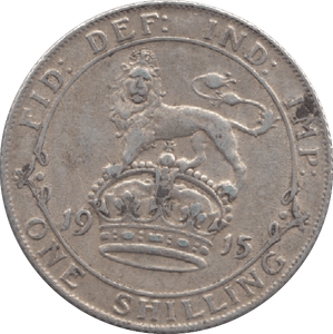 1915 SHILLING ( VF ) 12 - Shilling - Cambridgeshire Coins