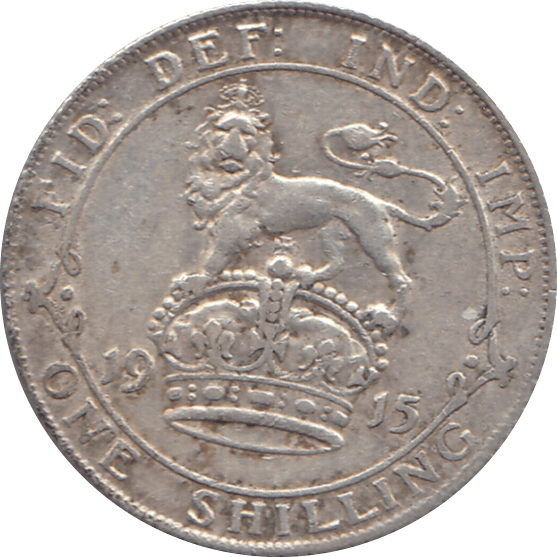 1915 SHILLING ( VF ) 4 - Shilling - Cambridgeshire Coins