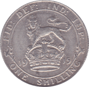 1915 SHILLING ( VF ) A - Shilling - Cambridgeshire Coins