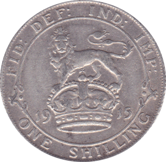 1915 SHILLING ( VF ) A - Shilling - Cambridgeshire Coins