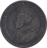 1915 SILVER CANADA 25 CENTS - WORLD SILVER COINS - Cambridgeshire Coins