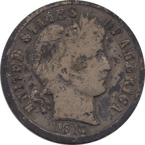1915 SILVER DIME USA S - SILVER WORLD COINS - Cambridgeshire Coins