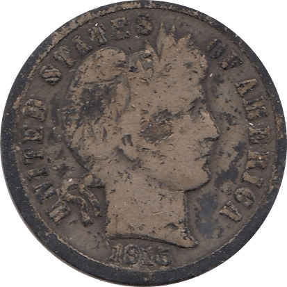 1915 SILVER DIME USA S - SILVER WORLD COINS - Cambridgeshire Coins