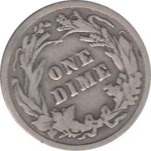 1915 SILVER DIME USA - SILVER WORLD COINS - Cambridgeshire Coins