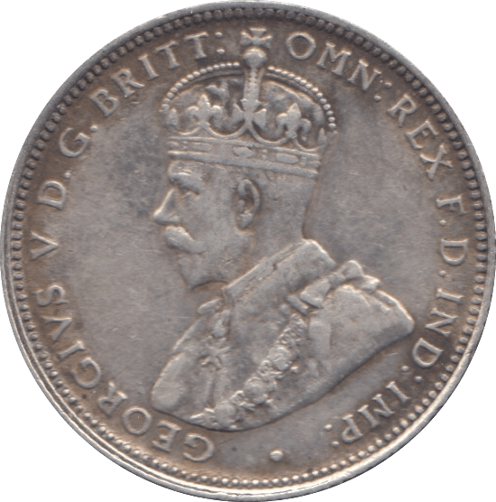1915 SILVER ONE SHILLING AUSTRALIA - SILVER WORLD COINS - Cambridgeshire Coins