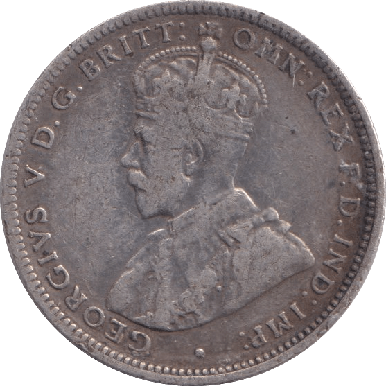 1915 SILVER ONE SHILLING AUSTRALIA - SILVER WORLD COINS - Cambridgeshire Coins