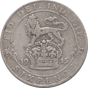 1915 SIXPENCE ( FINE ) 1 - Sixpence - Cambridgeshire Coins