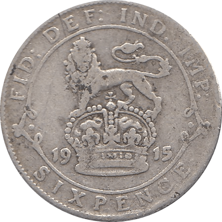 1915 SIXPENCE ( FINE ) 1 - Sixpence - Cambridgeshire Coins