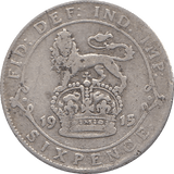 1915 SIXPENCE ( FINE ) 1 - Sixpence - Cambridgeshire Coins