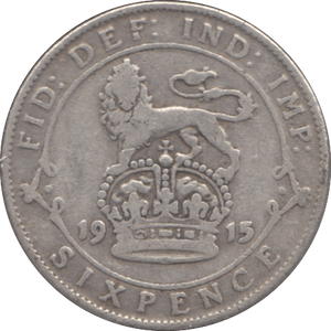 1915 SIXPENCE ( FINE ) - Sixpence - Cambridgeshire Coins