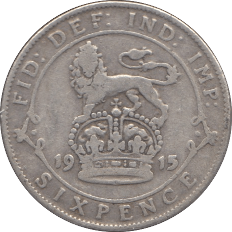1915 SIXPENCE ( FINE ) - Sixpence - Cambridgeshire Coins