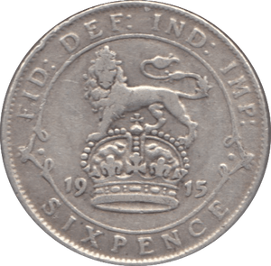 1915 SIXPENCE ( FINE ) - Sixpence - Cambridgeshire Coins