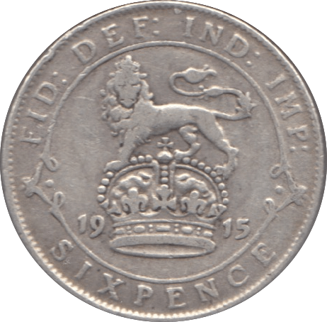 1915 SIXPENCE ( FINE ) - Sixpence - Cambridgeshire Coins
