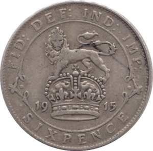 1915 SIXPENCE ( GF ) - Sixpence - Cambridgeshire Coins