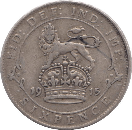1915 SIXPENCE ( GF ) - Sixpence - Cambridgeshire Coins
