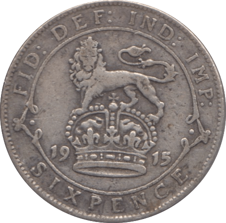 1915 SIXPENCE ( GF ) - Sixpence - Cambridgeshire Coins
