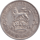 1915 SIXPENCE ( GVF ) - Sixpence - Cambridgeshire Coins