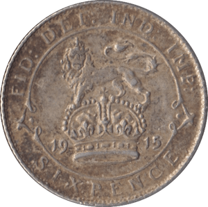 1915 SIXPENCE ( GVF ) - Sixpence - Cambridgeshire Coins