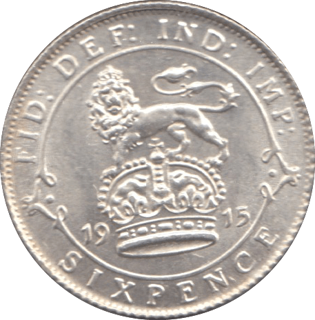 1915 SIXPENCE ( UNC ) 8 - SIXPENCE - Cambridgeshire Coins
