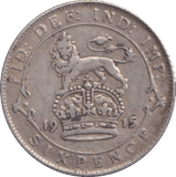 1915 SIXPENCE ( VF ) 2 - Sixpence - Cambridgeshire Coins