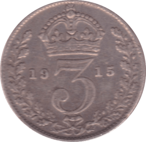 1915 THREEPENCE ( VF ) - Threepence - Cambridgeshire Coins
